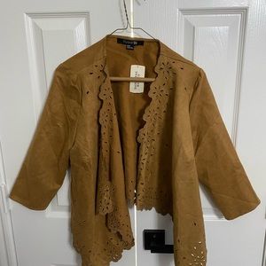 Faux Suede jacket